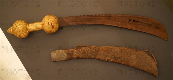 Swords used by Akan society chiefs