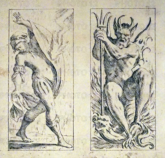 17th Century tarot cards by Giuseppe Maria Mitelli