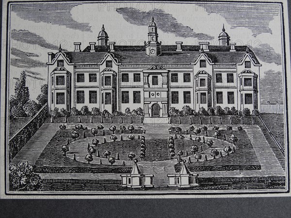 Engraving depicting Beaufort House