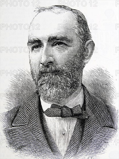 Engraved portrait of Dr. Dyce Duckworth M.D.