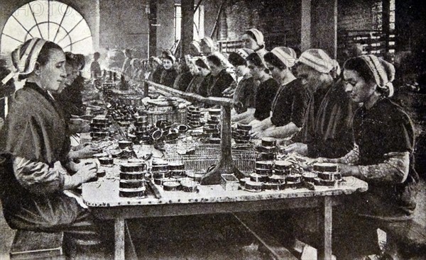 Tinning factory in Britain