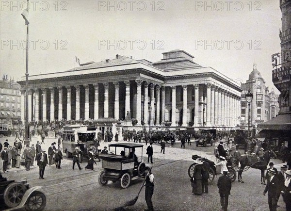 Exterior of the Paris Bourse