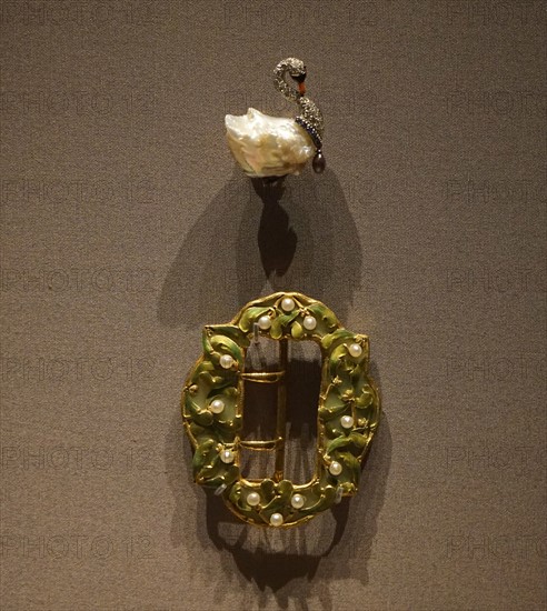 20th Century swan brooch designed by Italian Duke of Verdura