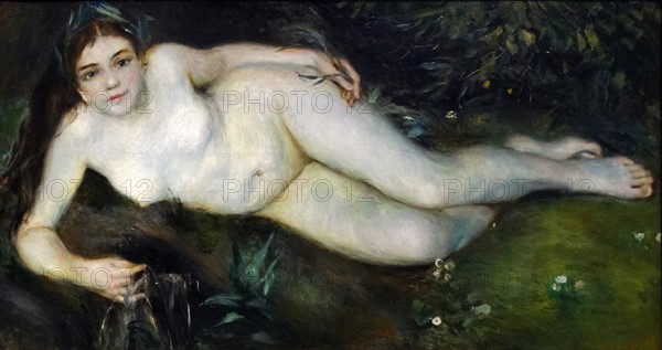 A Nymph by a Stream' by Pierre-Aguste Renoir