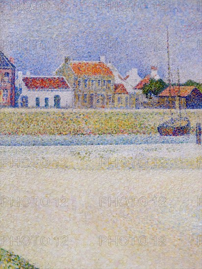 The Channel of Gravelines Grand Fort-Philippe' by Georges-Pierre Seurat