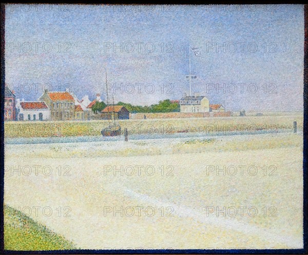 The Channel of Gravelines Grand Fort-Philippe' by Georges-Pierre Seurat