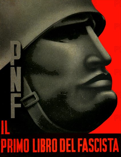 Propaganda poster of Benito Mussolini