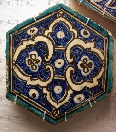 Hexagonal tiles from Syria