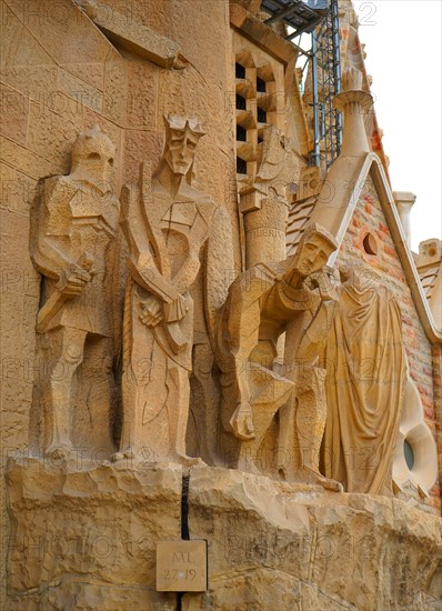 Exterior of the Basílica i Temple Expiatori de la Sagrada Família