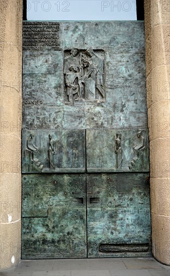 Exterior of the Basílica i Temple Expiatori de la Sagrada Família