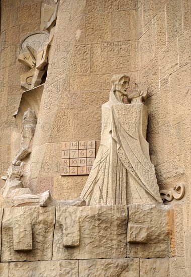 Exterior of the Basílica i Temple Expiatori de la Sagrada Família