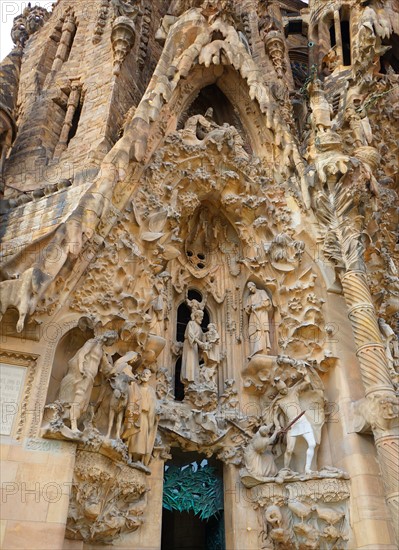 Exterior of the Basílica i Temple Expiatori de la Sagrada Família