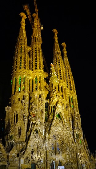 Exterior of the Basílica i Temple Expiatori de la Sagrada Família