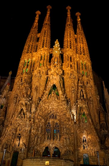 Exterior of the Basílica i Temple Expiatori de la Sagrada Família