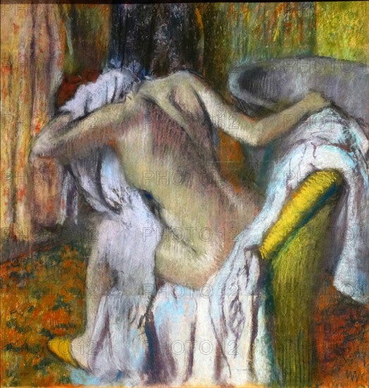 Degas, After the Bath, Woman drying herself
