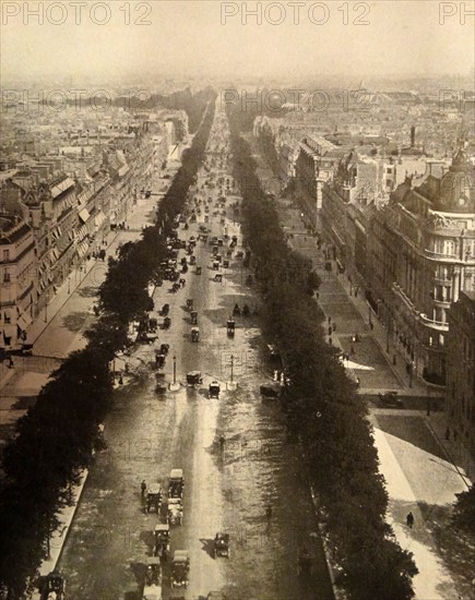 The Champs-Élysées in Paris