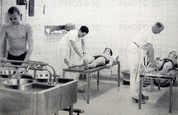 Utility room in a Turkish bath in Lund bathhouse