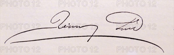 Signature of Jenny Lind