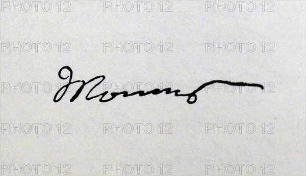 Signature of Theodor Mommsen