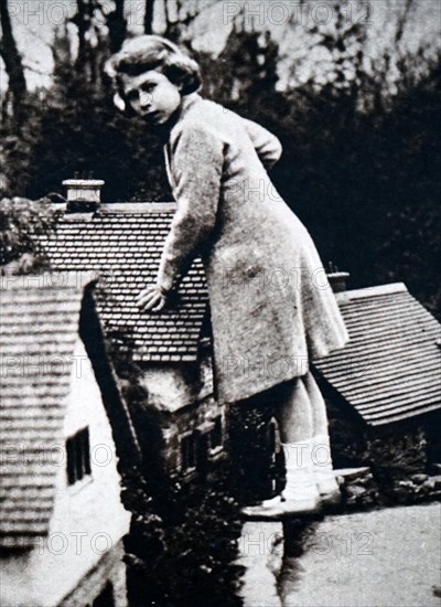 Princess Elizabeth visiting Bekonscot