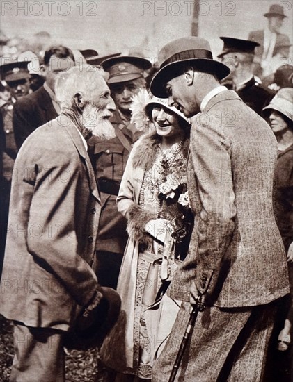 Prince Albert and Lady Elizabeth during their visit to Queensland