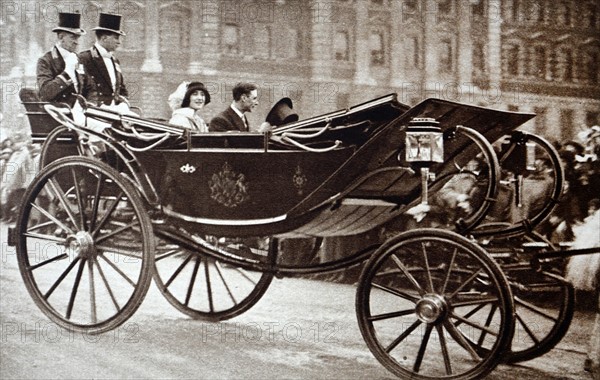 Prince Albert and Lady Elizabeth Bowes-Lyon