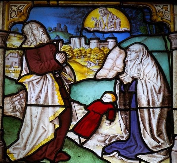 Stained glass windows from Mariawald