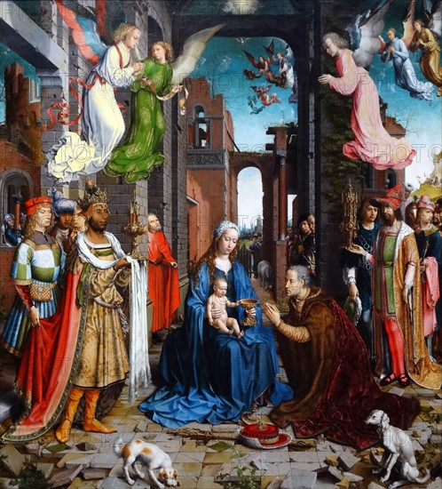 The Adoration of the Kings' by Jan Gossaert