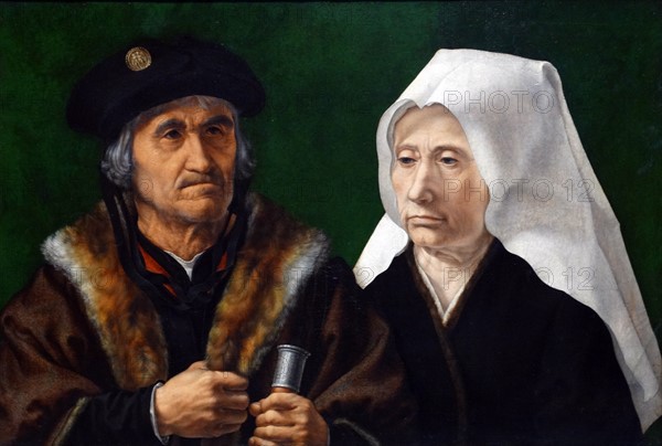 An Elderly Couple' by Jan Gossaert