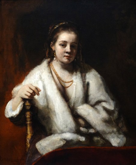 Rembrandt, Portrait of Hendrickje Stoffels