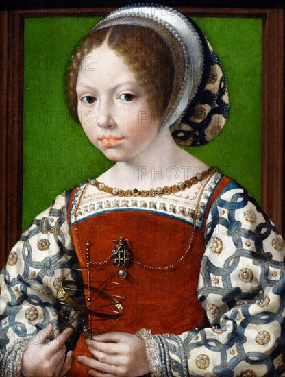 A Young Princess' by Jan Gossaert