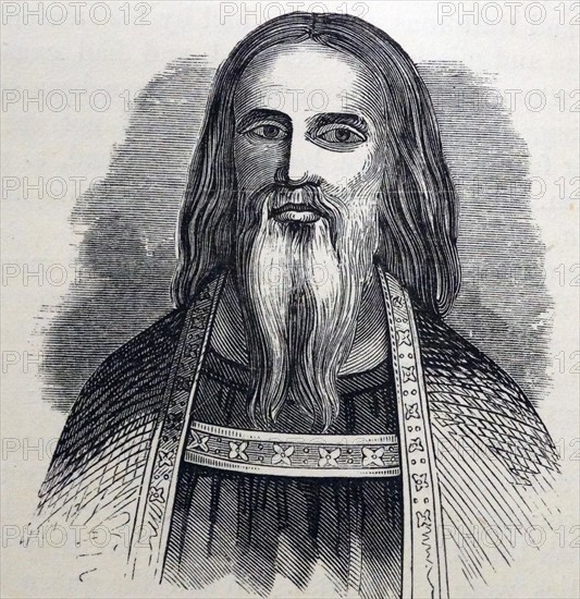 Engraved portrait of Edward III of England