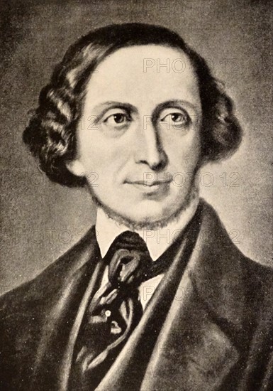 Portrait of Hans Christian Andersen