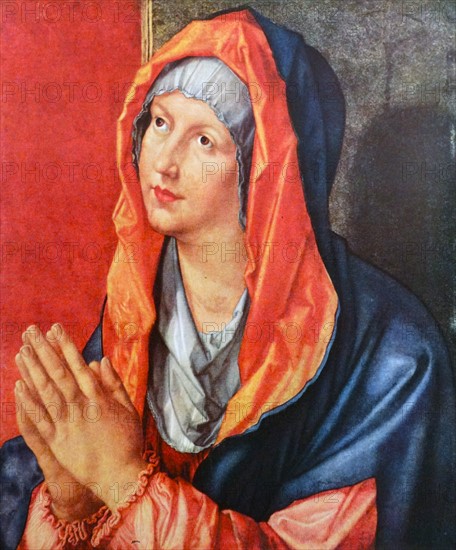 'Madonna in Prayer' by Albrecht Dürer
