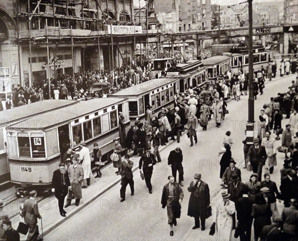 a street scene in Stuttgart