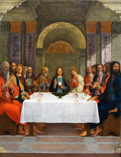 The Institution of the Eucharist' by Ercole de' Roberti