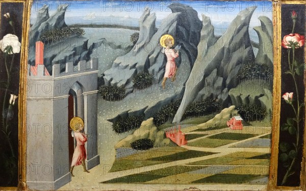 scenes from the life of Saint John the Baptist by Giovanni di Paolo