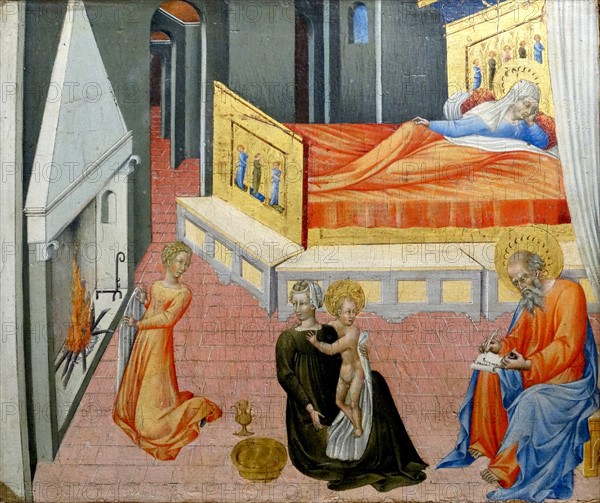 scenes from the life of Saint John the Baptist by Giovanni di Paolo