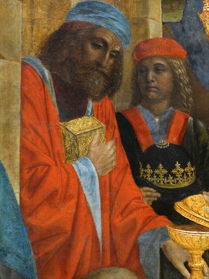 Detail from the 'The Adoration of the Kings' by Vincenzo Foppa