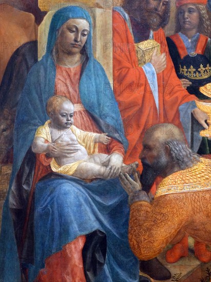 Detail from the 'The Adoration of the Kings' by Vincenzo Foppa