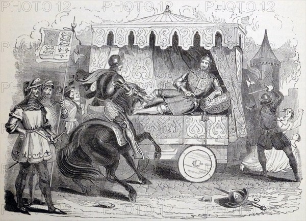 A scene from the Siege of Limoges