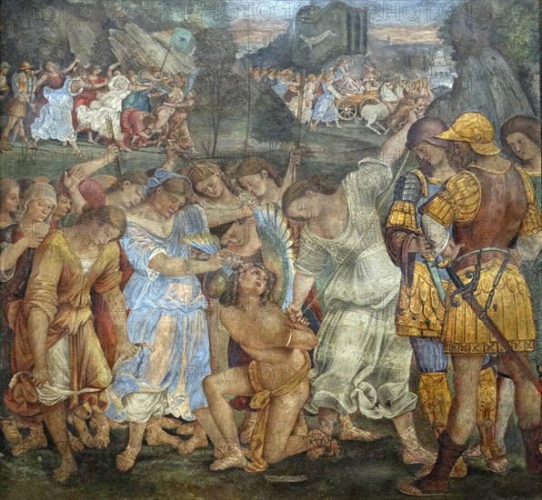 The Triumph of Chastity: Love Disarmed and Bound' by Luca Signorelli