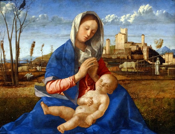 The Madonna of the Meadow' by Giovanni Bellini