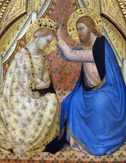 The Coronation of the Virgin' by Bernardo Daddi