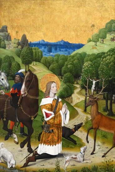 The Conversion of Saint Herbert' by The Master of the Life of the Virgin