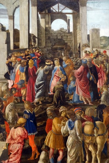 The Adoration of the Kings' by Sandro Botticelli