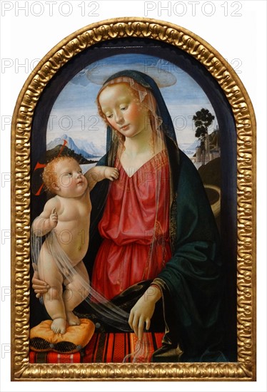 The Virgin and Child' by Domenico Ghirlandaio