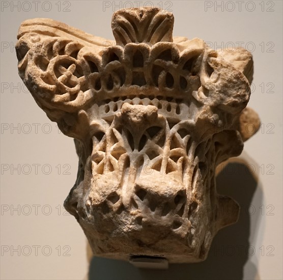 Marble column capitals from Islamic Spain