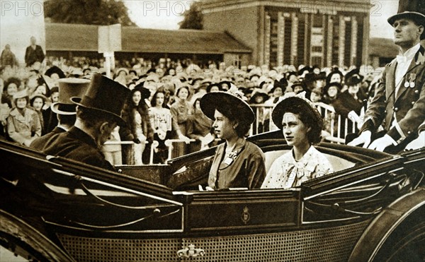 Queen Elizabeth II and Princess Margaret