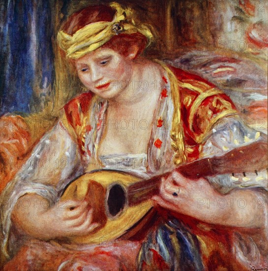 Woman with a Mandolin' by Pierre-Auguste Renoir